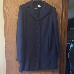 EUC CAbi large navy At Ease Topper blazer style 6670